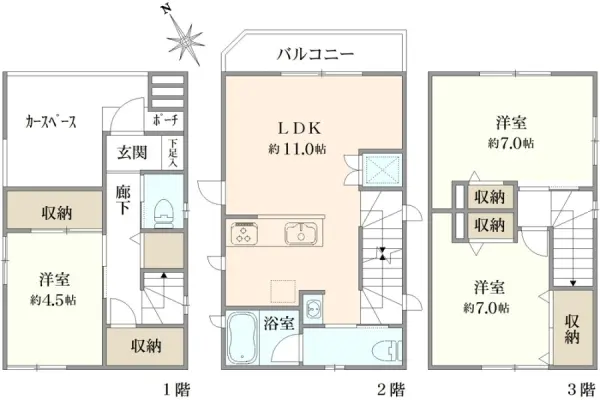 新宿区富久町　中古戸建