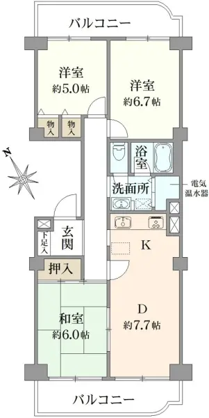 ニューライフマンション武蔵野台　B棟