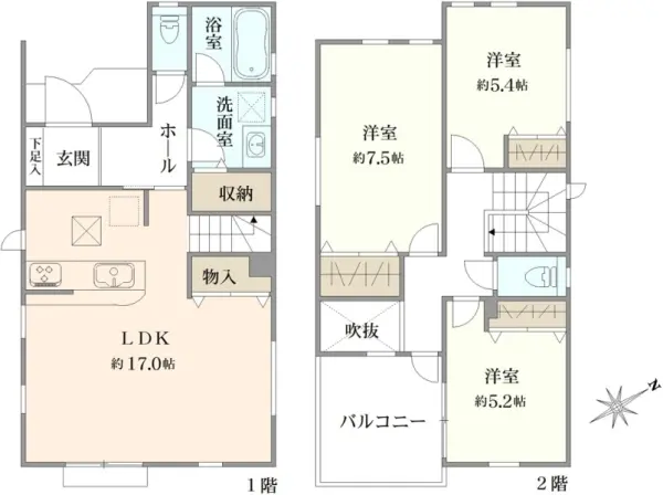 柏市豊四季　中古戸建