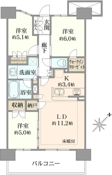ウエリス浦和美園ノーステラス
