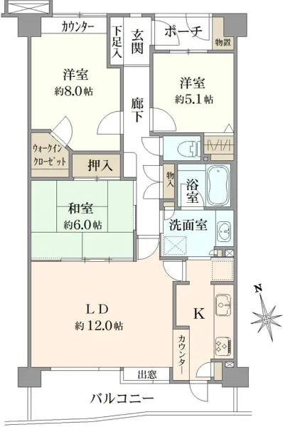オーベルグランディオ八千代中央壱番館