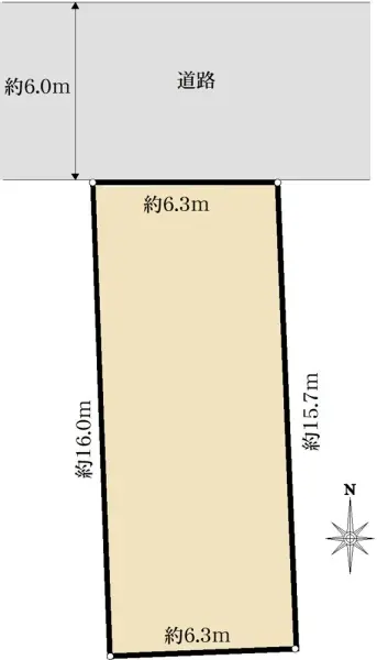 東大和市奈良橋5丁目　土地