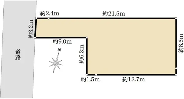 国分寺市高木町1丁目　土地