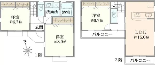 小平市小川町1丁目　中古戸建