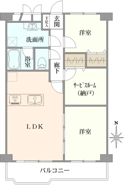 ボナハイツ中川A棟