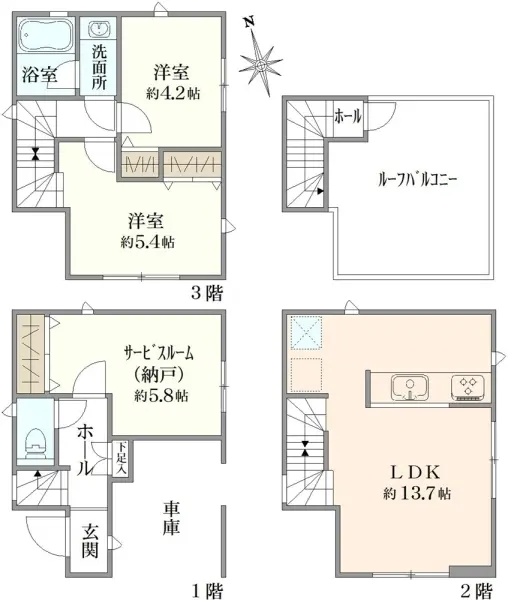 川崎区渡田4丁目　中古戸建
