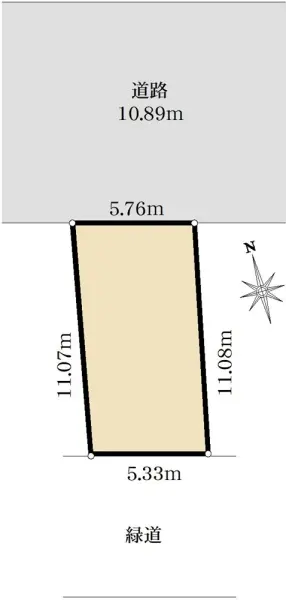 中野区中央4丁目　売地