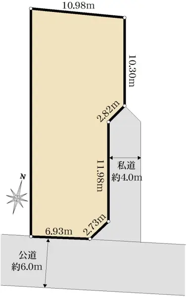 練馬区石神井町二丁目古家付土地