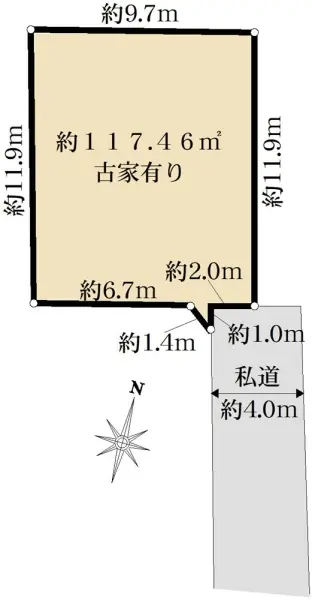春日部市栄町1丁目　売地