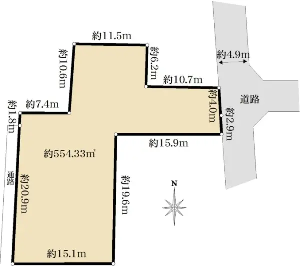 武蔵村山市伊奈平5丁目　売地