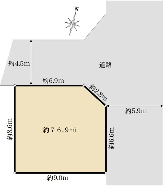 武蔵村山市榎2丁目　売地