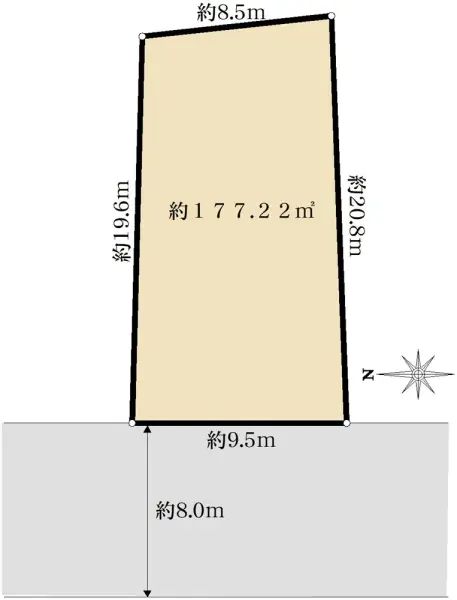 大阪市天王寺区寺田町1丁目　売土地
