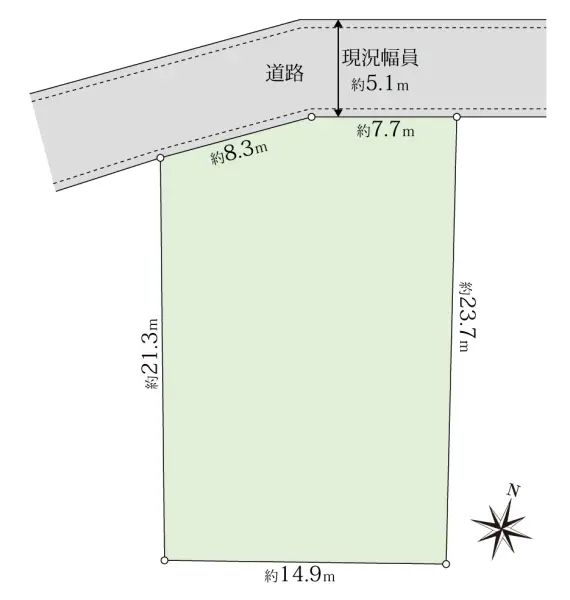 川越市郭町二丁目　売地