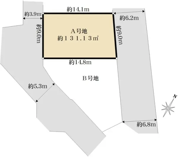 豊中市上野坂1丁目　A号地