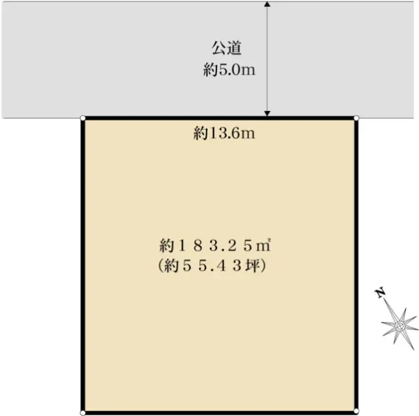 旭区南本宿町　古家付土地