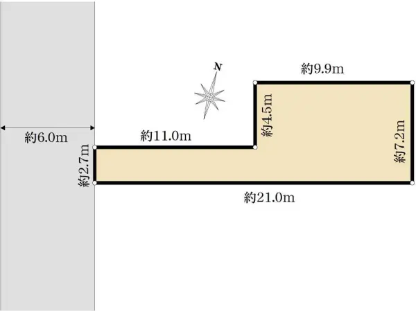 八潮市緑町4丁目　土地