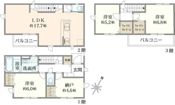 さいたま市浦和区領家2丁目新築戸建　2号棟