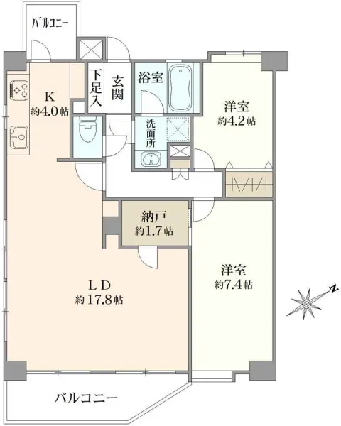 コスモ武蔵浦和ガーデンフォルム弐番館