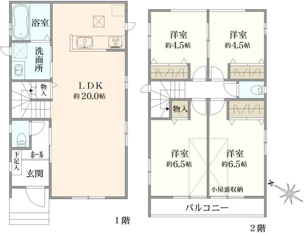 さいたま市南区大字大谷口　新築戸建B号棟