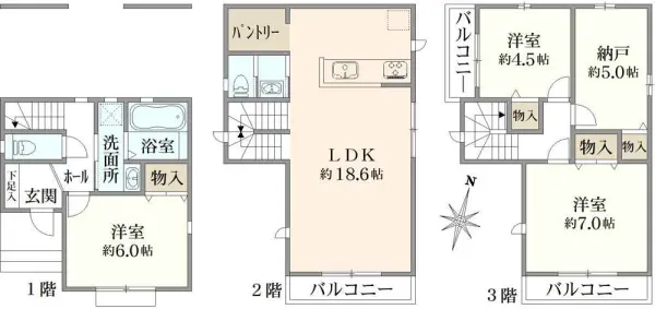 川口市戸塚東4丁目　新築戸建A号棟