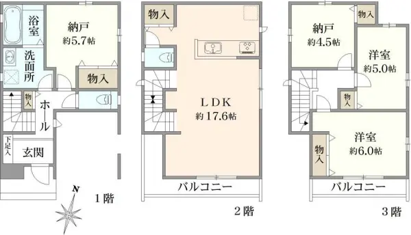 川口市戸塚東4丁目　新築戸建B号棟
