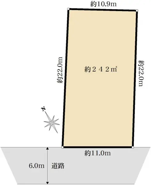 松戸市常盤平6丁目／土地