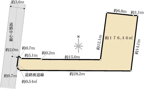 柏市あけぼの4丁目／土地