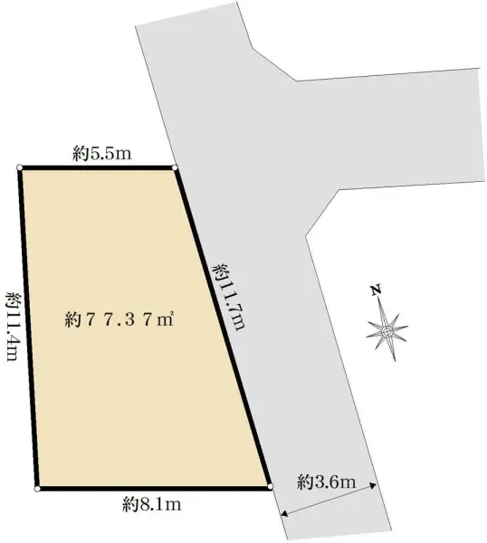 船橋市新高根1丁目　土地