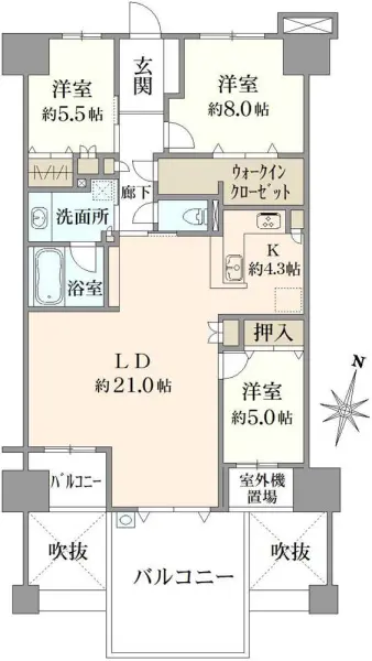 ヴェレーナシティ千葉ニュータウン中央スカイ・ヴィラ