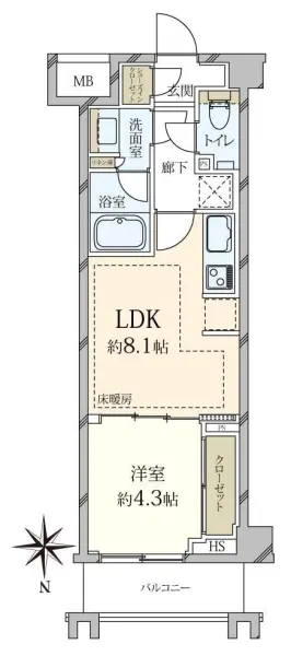 オープンレジデンシア小竹向原