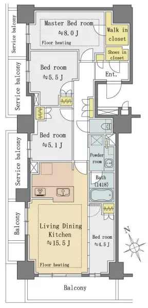 ブリリア聖蹟桜ヶ丘ブルーミングテラス