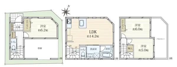 豊島区目白4丁目　戸建