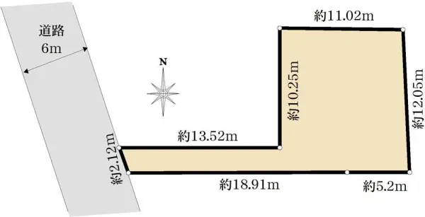 大和市大和東2丁目　売地