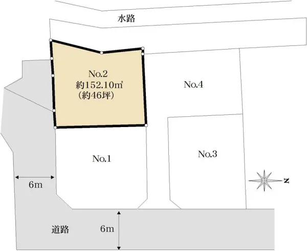 町田市下小山田町　建築条件付き土地　2区画／全4区画