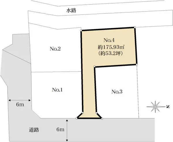 町田市下小山田町　建築条件付き土地　4区画／全4区画