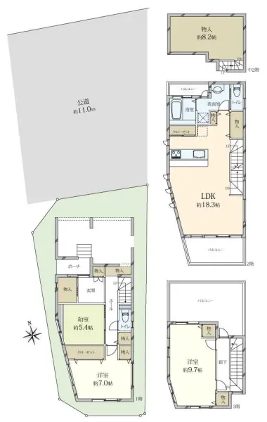 茅ヶ崎市中海岸4丁目　一戸建