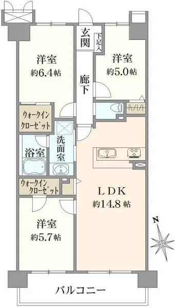 クレストコート中落合