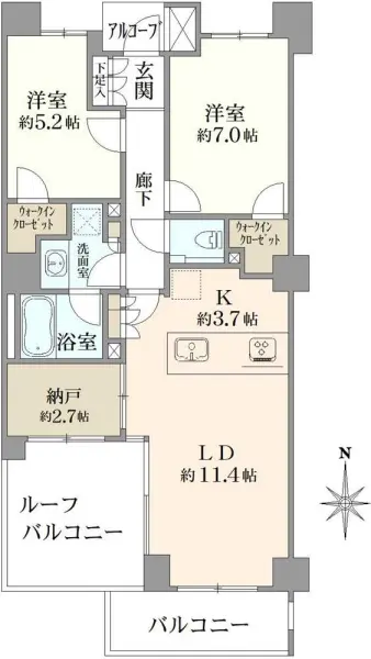 アトラス調布杜の棟