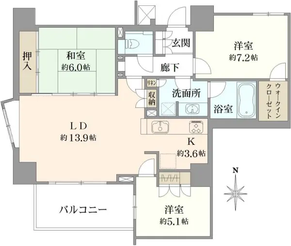 アトラス国領サウスタワーH棟