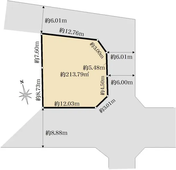 川崎市麻生区白鳥1丁目 　売地