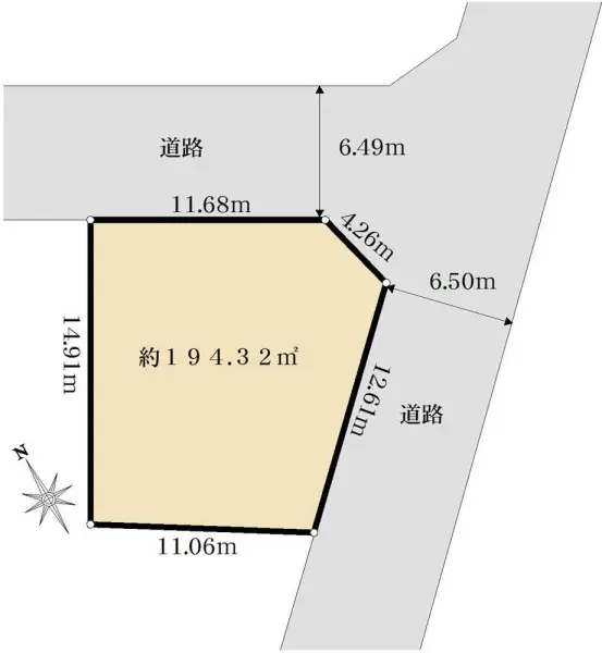 栄区小山台2丁目　売地
