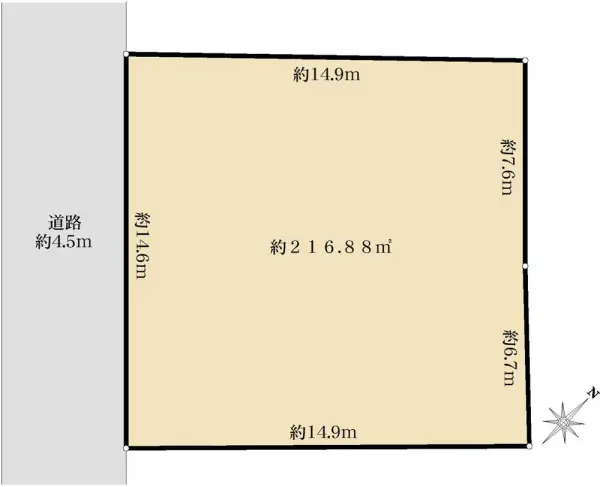 栄区本郷台3丁目　古家付土地
