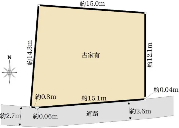 鎌倉市長谷1丁目古家付土地