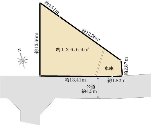 港南区日野南1丁目　古家付売地