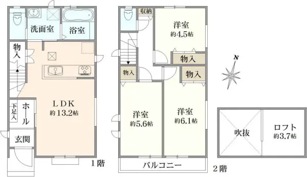 東久留米市神宝町2丁目（B号棟）　新築戸建