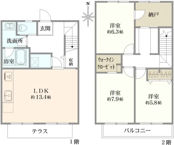 コープ野村清水町B号棟