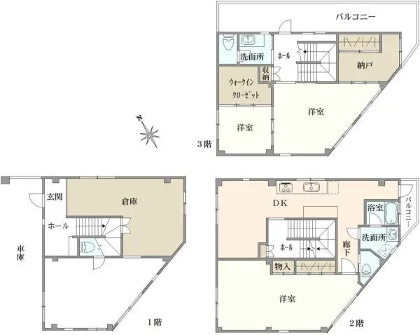 練馬区氷川台1丁目　事務所・倉庫付き戸建