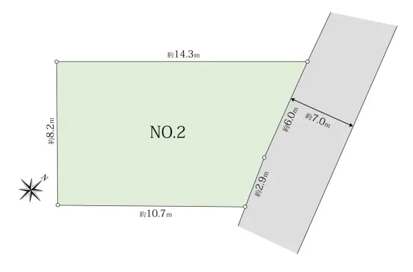 杉並区浜田山2丁目 売地No，2