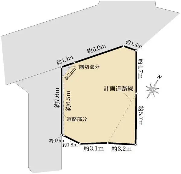 世田谷区桜上水1丁目　古家付き売地