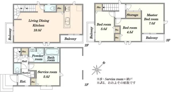 川口市上青木6丁目 新築戸建 A号棟